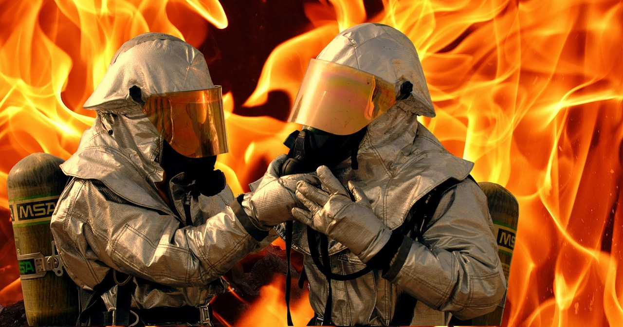 Fire fighters, equipment, portrait — Fast and Professional Asbestos Testing for Peace of Mind