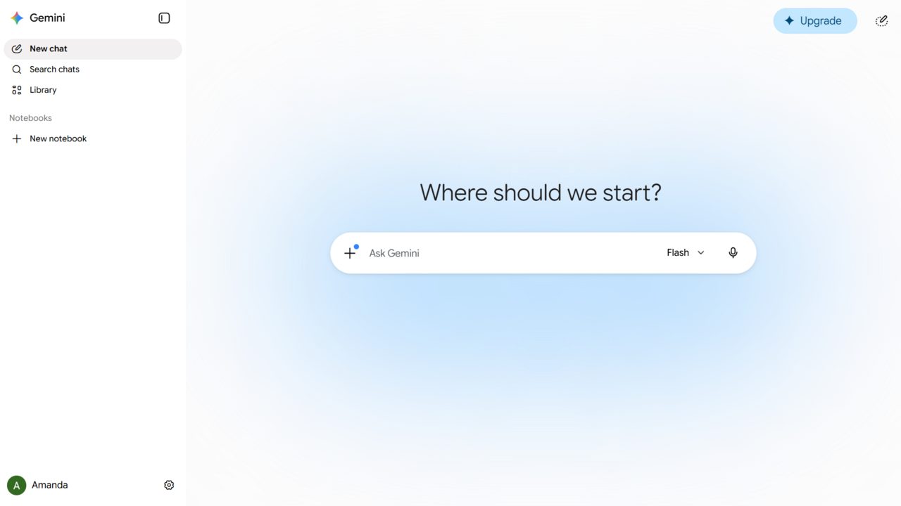 Gemini Live redesign